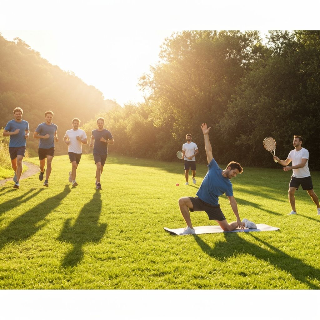 Natural wellness and healthy lifestyle for men